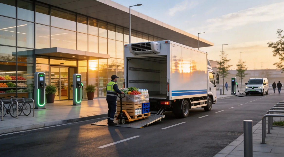 Electric Refrigerated Truck Urban Delivery Electric Refrigerated Truck Urban Delivery