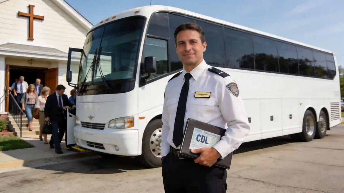 Professional Church Bus Driver Professional Church Bus Driver