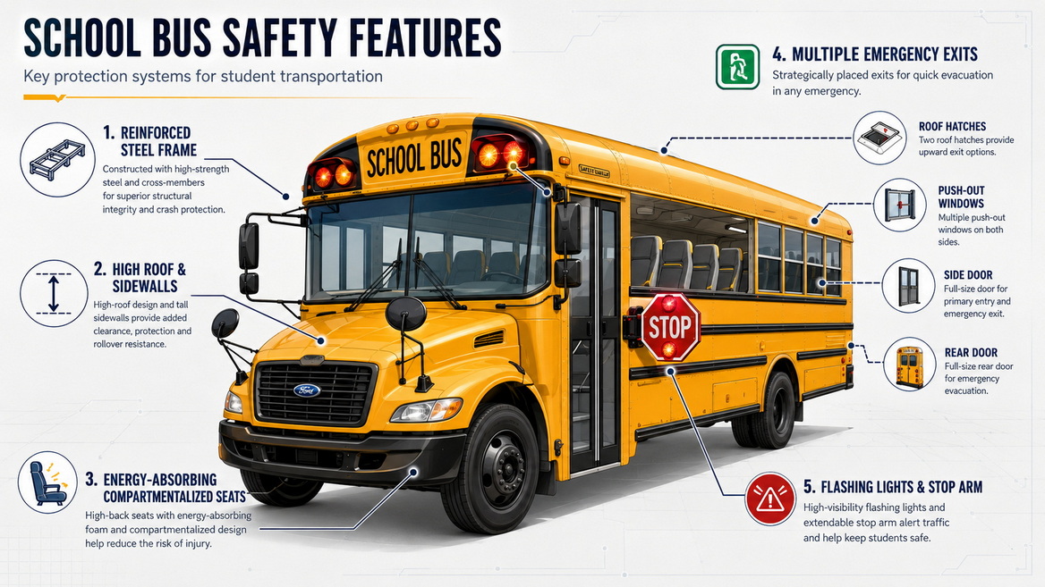 Anatomy Of A Safe School Bus Anatomy Of A Safe School Bus