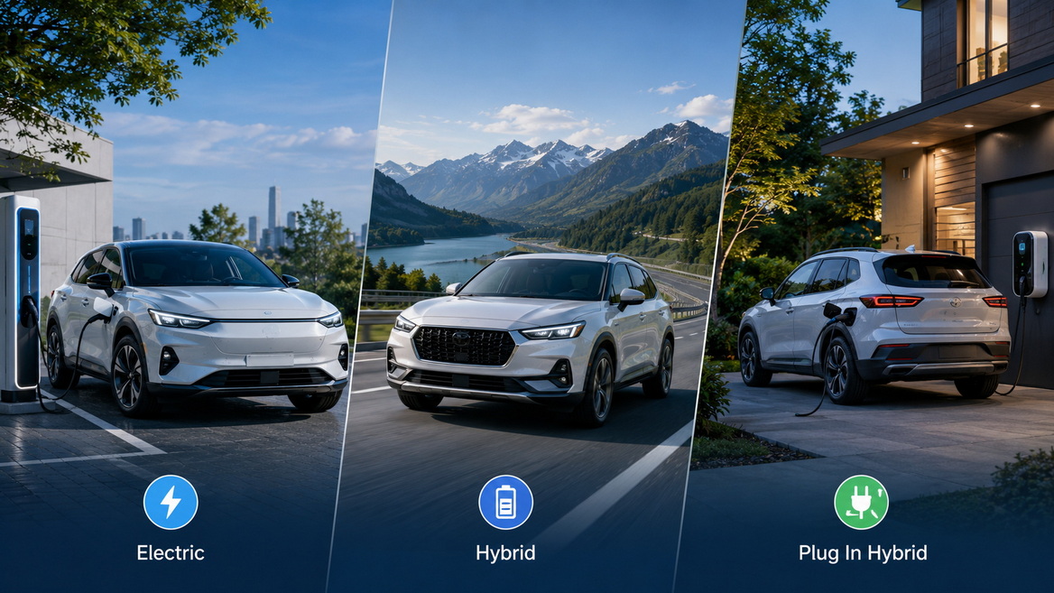 Electric Hybrid SUV Powertrain Choice Electric Hybrid SUV Powertrain Choice