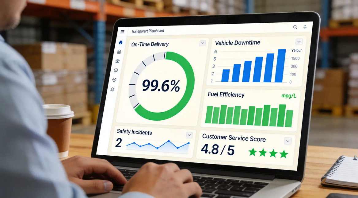 Logistics KPI Performance Dashboard Logistics KPI Performance Dashboard
