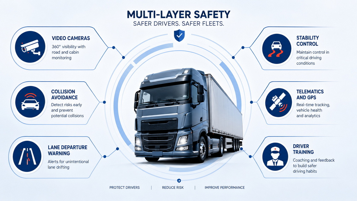 Heavy Truck Safety Technology Stack Heavy Truck Safety Technology Stack