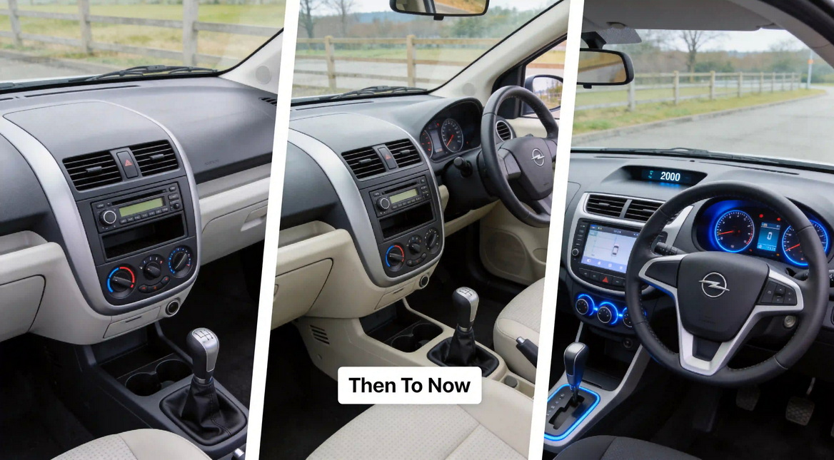 Evolution Of The Vauxhall Corsa Interior Evolution Of The Vauxhall Corsa Interior