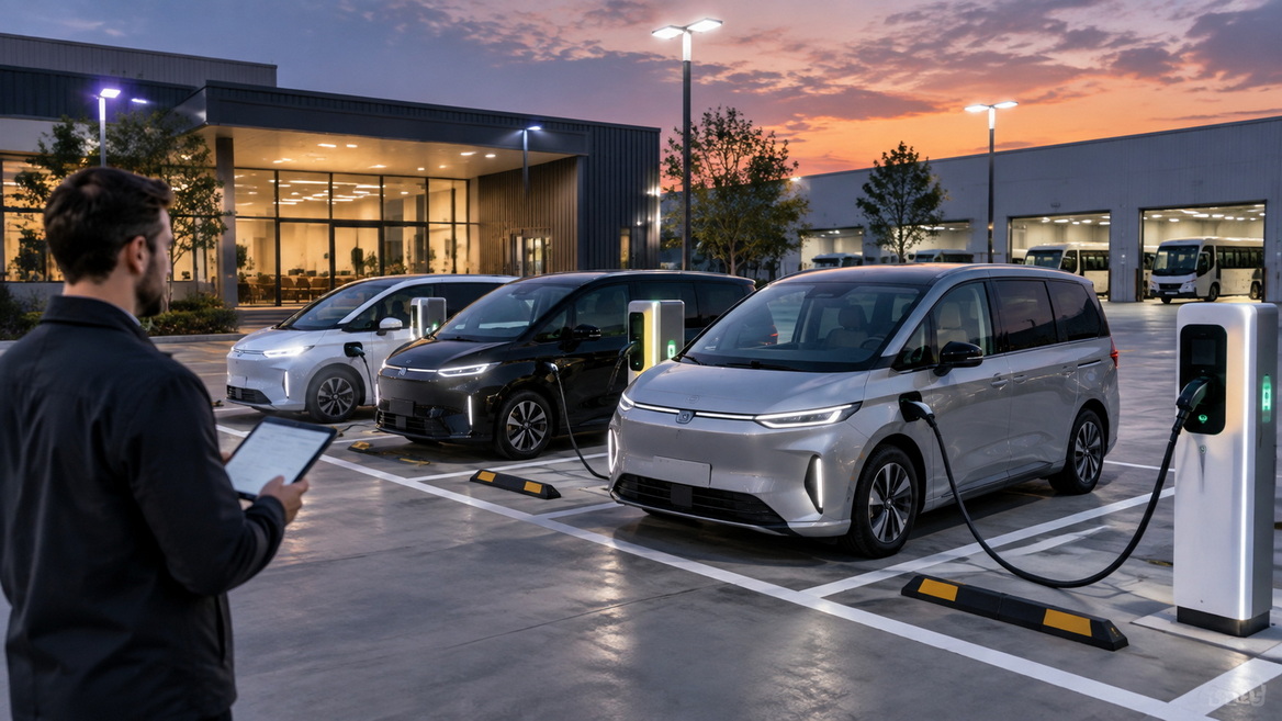 Electric MPV Charging Depot Electric MPV Charging Depot