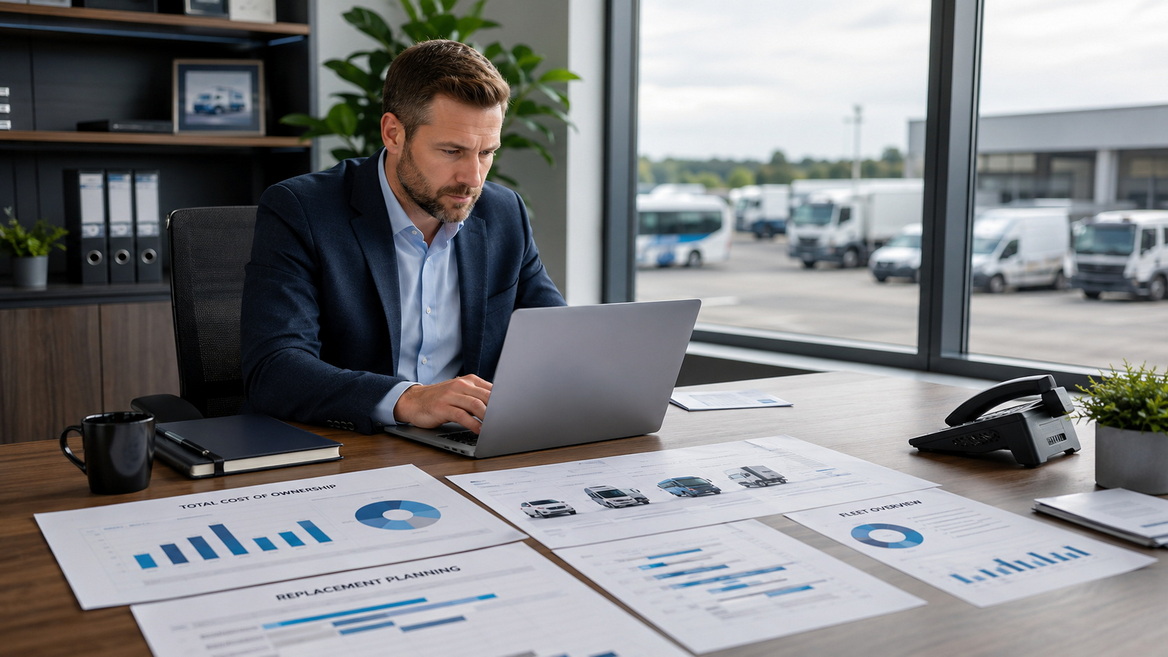Fleet Manager Reviewing Finance Fleet Manager Reviewing Finance