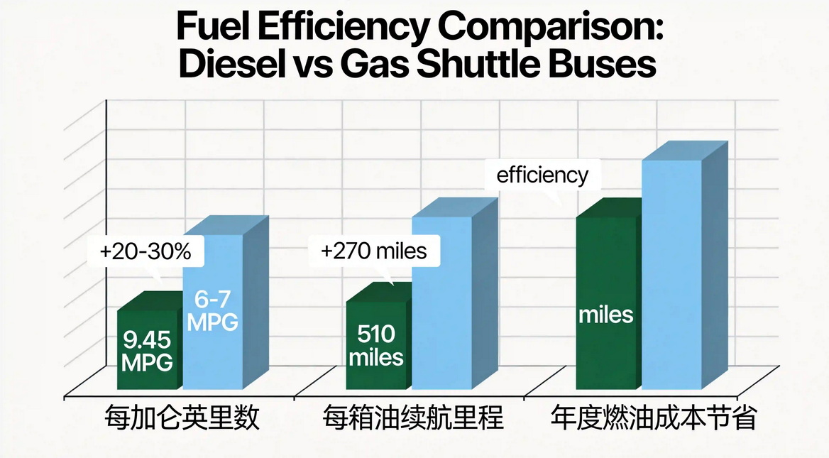 Shuttle Bus Fuel Economy Performance Chart Shuttle Bus Fuel Economy Performance Chart