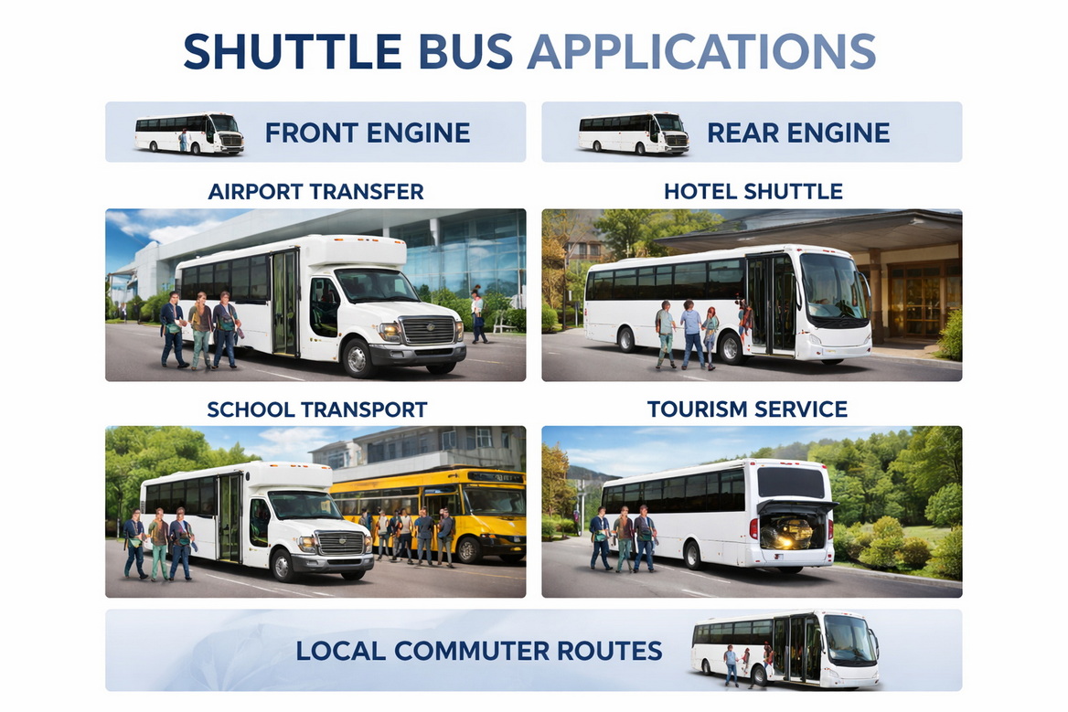 Best Use Cases For Shuttle Bus Types Best Use Cases For Shuttle Bus Types