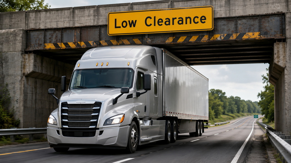 Heavy Truck Low Clearance Bridge Heavy Truck Low Clearance Bridge
