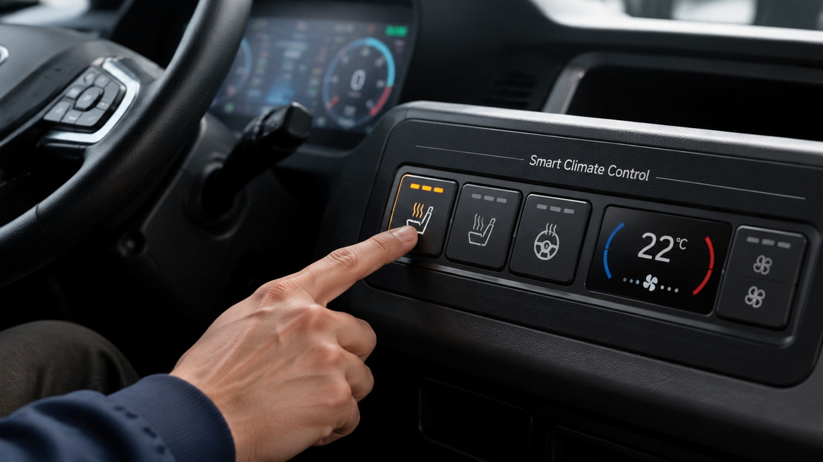 Driver Heated Seat Controls Driver Heated Seat Controls