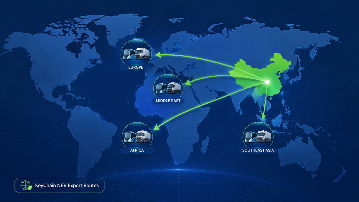 KeyChain Global NEV Routes Map KeyChain Global NEV Routes Map
