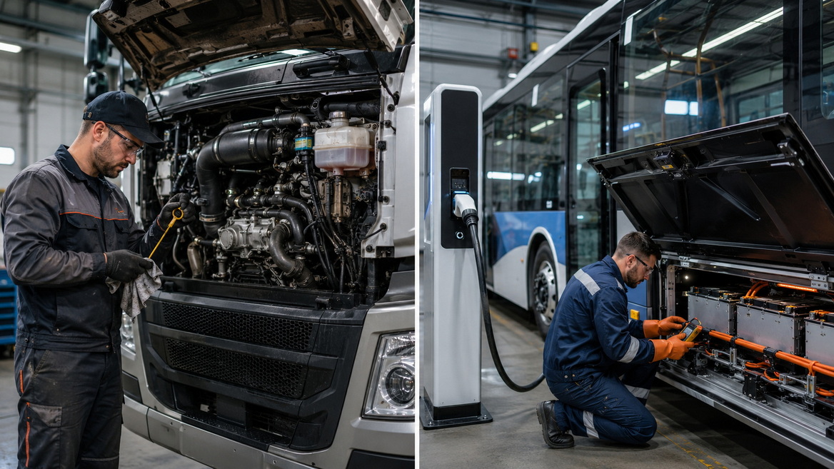 Diesel And Electric Commercial Vehicle Maintenance Diesel And Electric Commercial Vehicle Maintenance