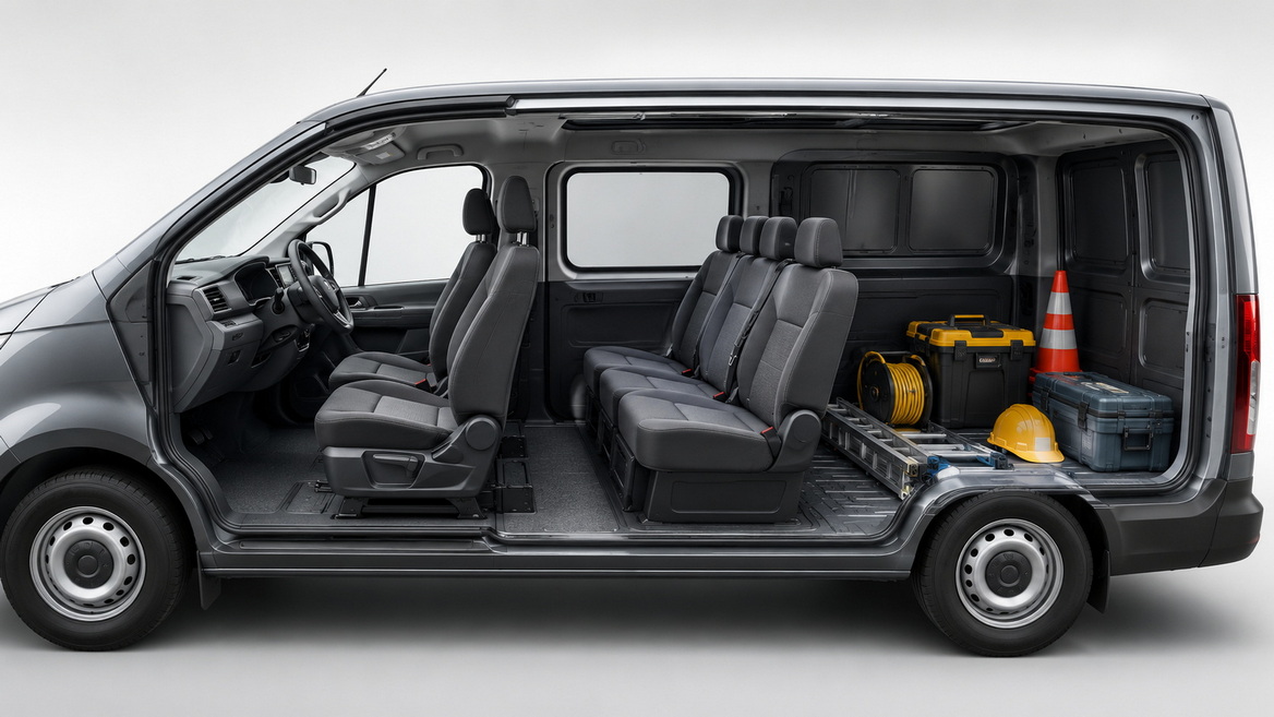 Crew Van Interior Layout Crew Van Interior Layout
