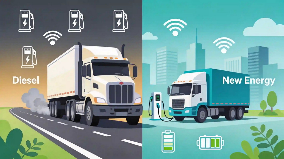 Diesel Versus New Energy Trucks Comparison Diesel Versus New Energy Trucks Comparison