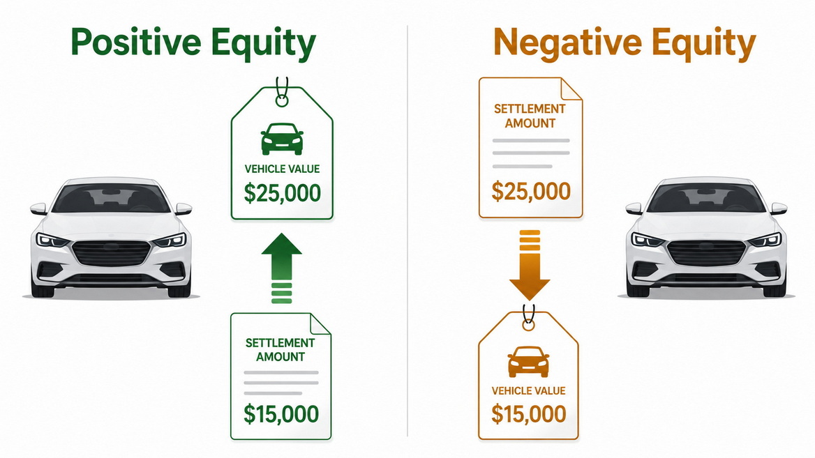 Positive And Negative Equity Comparison Positive And Negative Equity Comparison