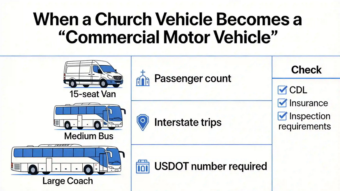 Church Bus Compliance Diagram Church Bus Compliance Diagram