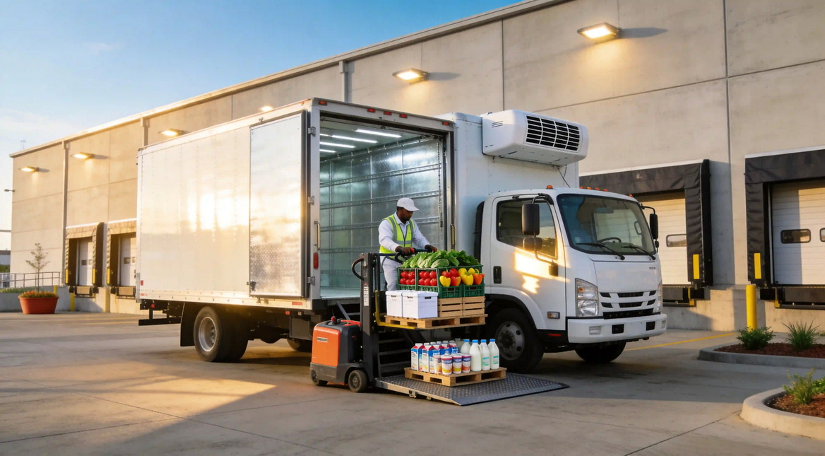 Refrigerated Truck Cold Chain Delivery Refrigerated Truck Cold Chain Delivery