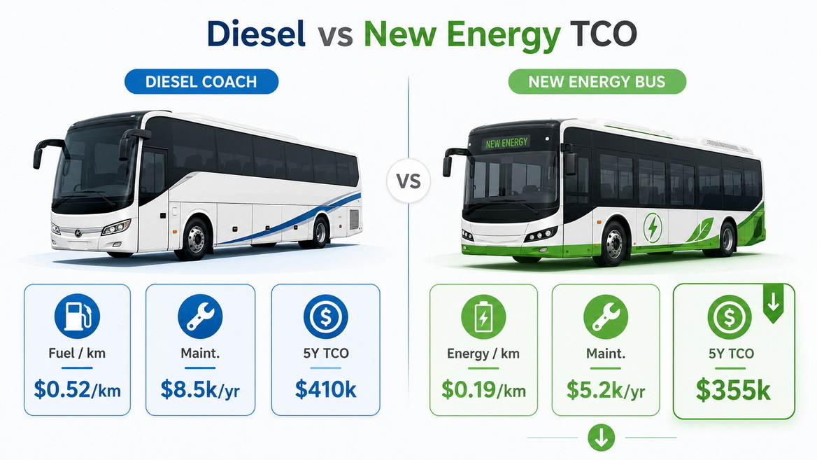 Diesel Vs Electric Bus Operating Cost Diesel Vs Electric Bus Operating Cost