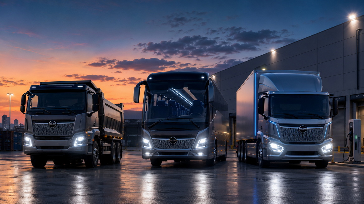 Commercial Fleet With LED Headlights Commercial Fleet With LED Headlights