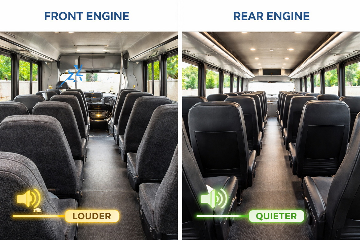 Shuttle Bus Interior Comfort Comparison Shuttle Bus Interior Comfort Comparison