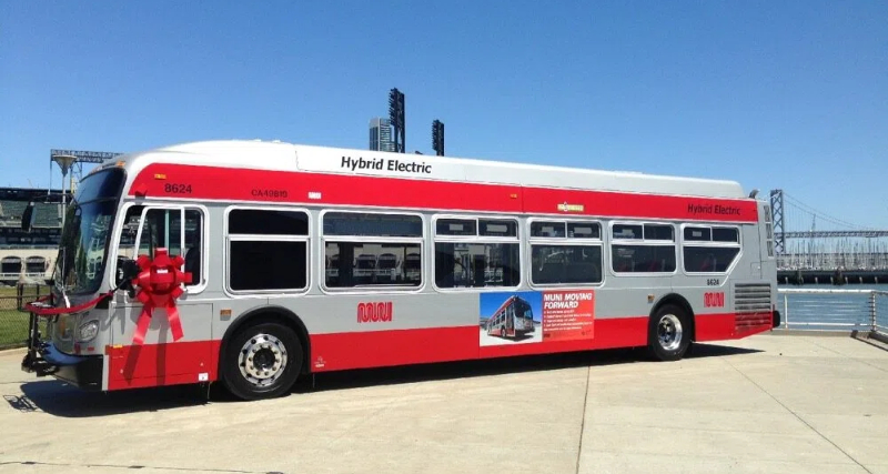 SF Muni Gets New Hybrids But Shows Off a Bus to Nowhere _ KQED