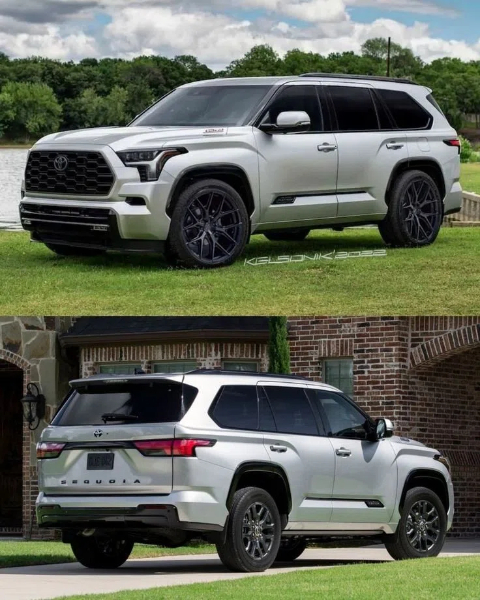 2023 Toyota Sequoia more beautiful than Land Cruiser 300 What do you think 2023 Toyota Sequoia more beautiful than Land Cruiser 300 What do you think