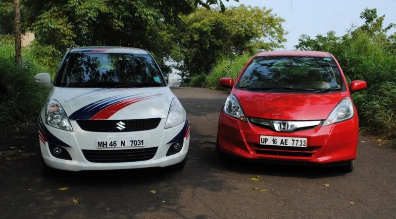Honda Jazz vs Maruti Swift - Which Petrol Hatchback To Buy_
