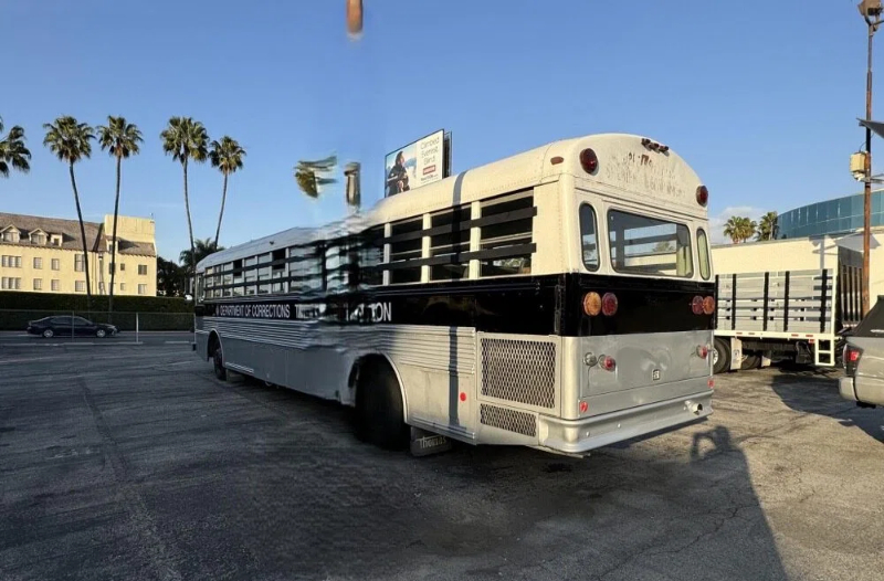 Blue Bird Prison Bus _ Studio Picture Vehicles Blue Bird Prison Bus _ Studio Picture Vehicles