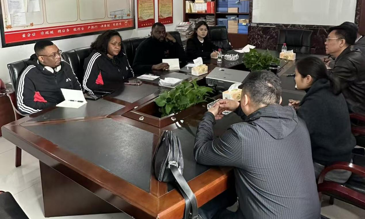 African clients visited us
