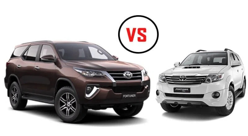 New Toyota Fortuner vs Old Fortuner Model - Comparison