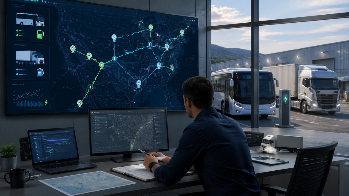 EV Route Planning Map