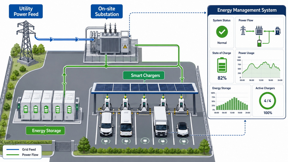 Depot Electrification Diagram