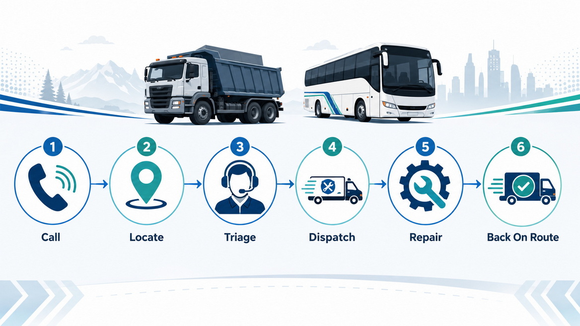 Roadside Assistance Workflow For Heavy Duty Fleet