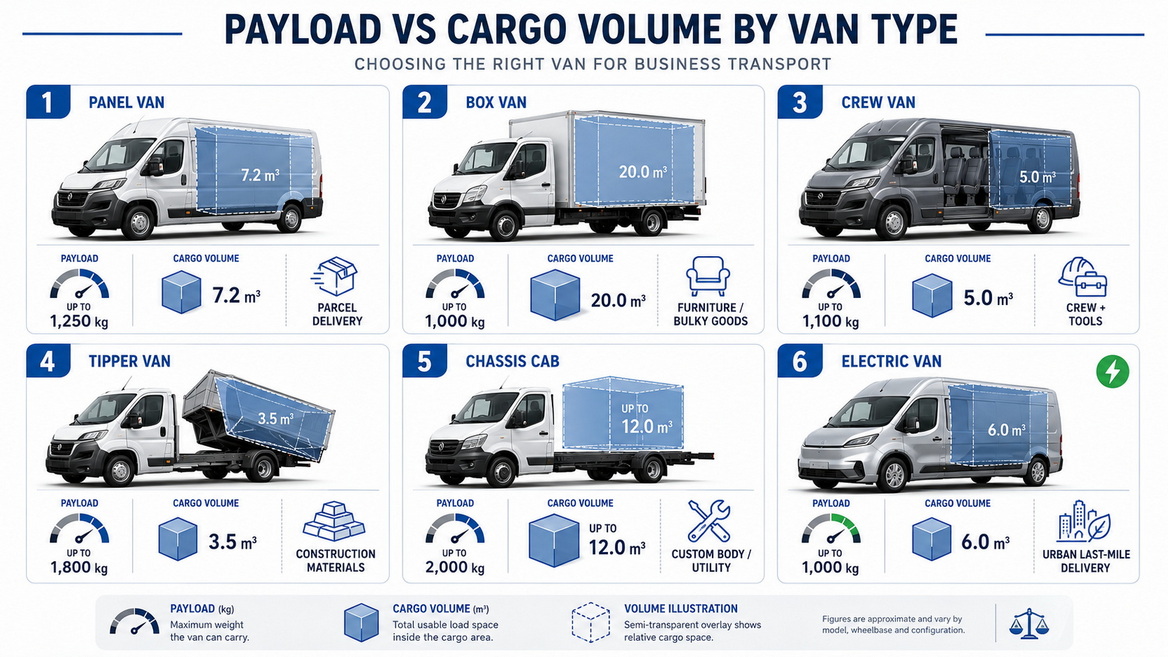 Van Payload And Cargo Space