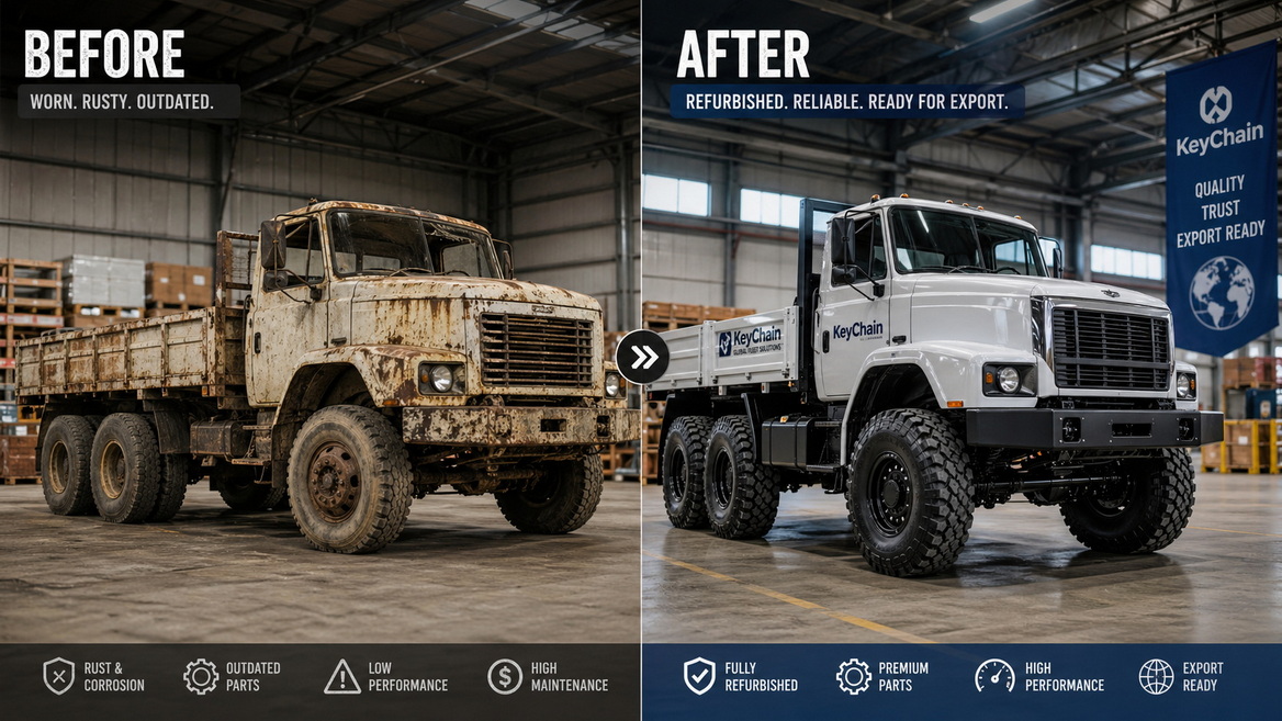 Heavy Truck Before After
