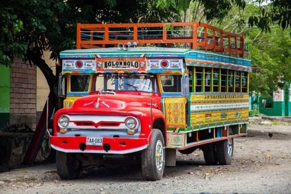 Colorful Traditional Rural Bus From Colombia Stock Photo - Download Image Now - Colombia, Bus, Adulation - iStock Colorful Traditional Rural Bus From Colombia Stock Photo - Download Image Now - Colombia, Bus, Adulation - iStock