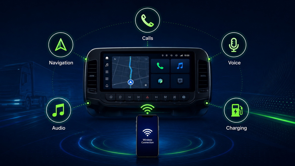 Android Auto Features For Fleet Drivers