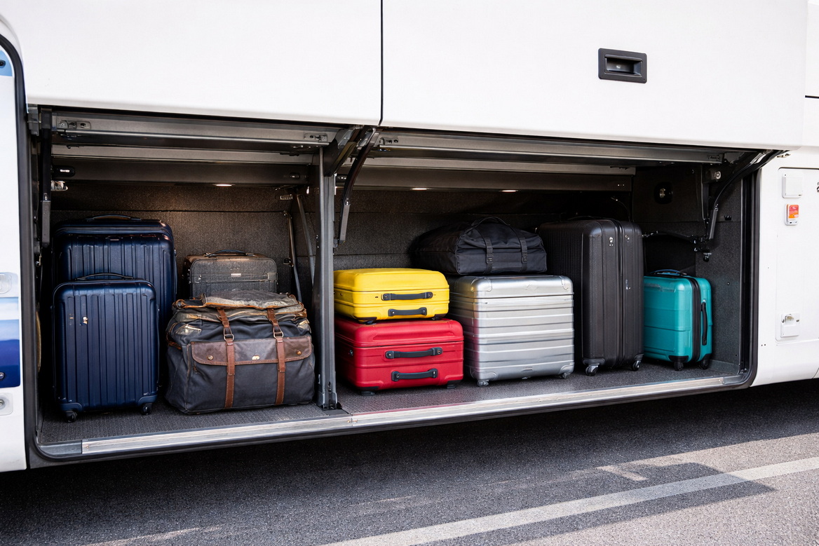 Coach Bus Luggage Space
