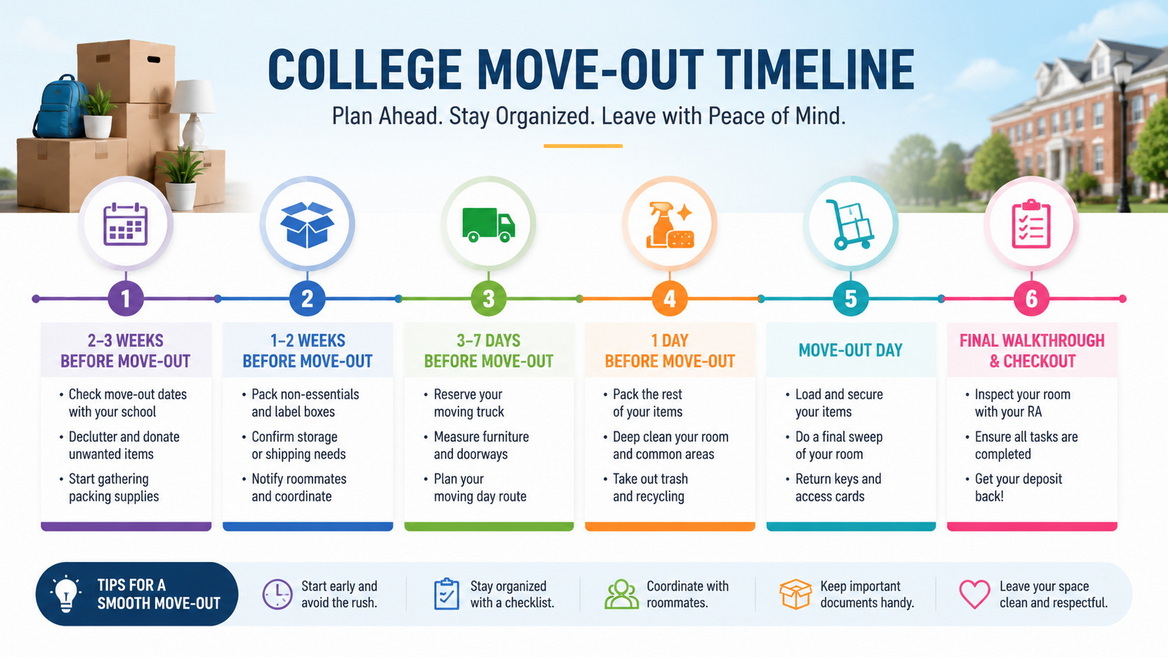 College Move Out Timeline