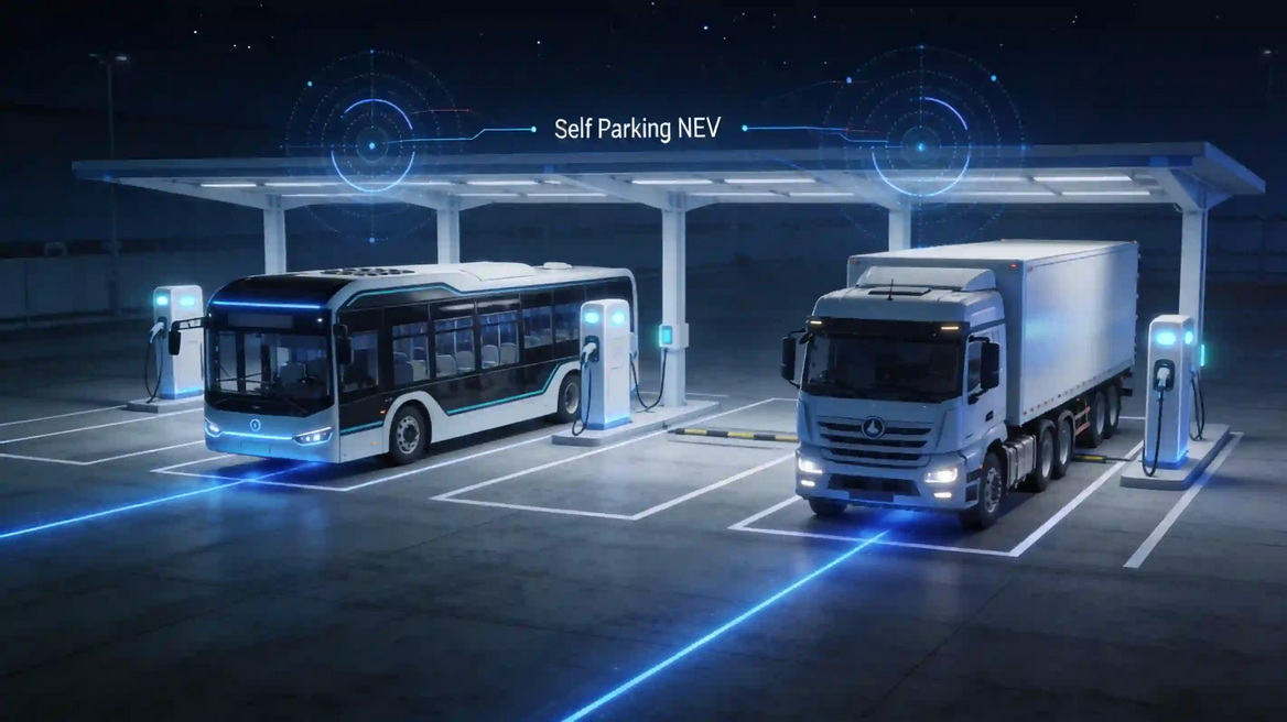 Overview Of Self Parking NEV Buses