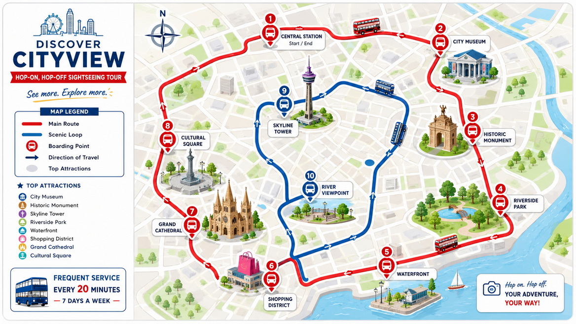 Sightseeing Route Map