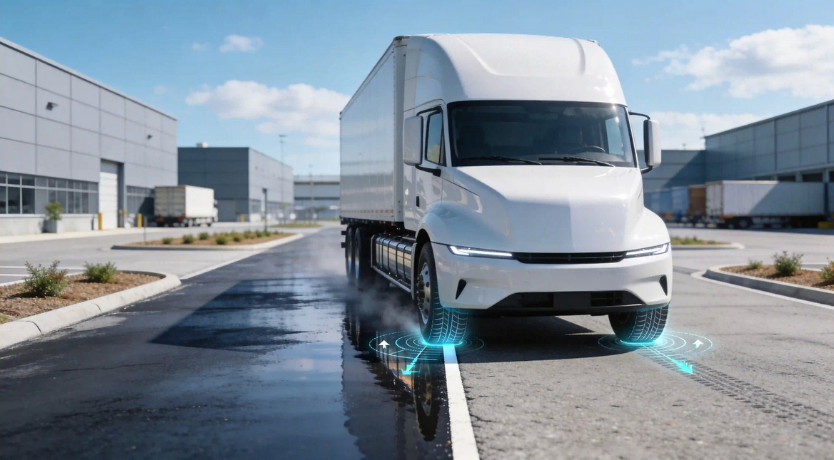Electric Truck Split Friction Road