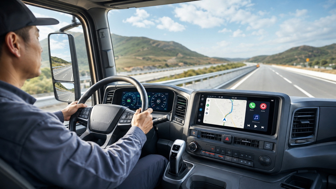 Android Auto Electric Truck Cockpit