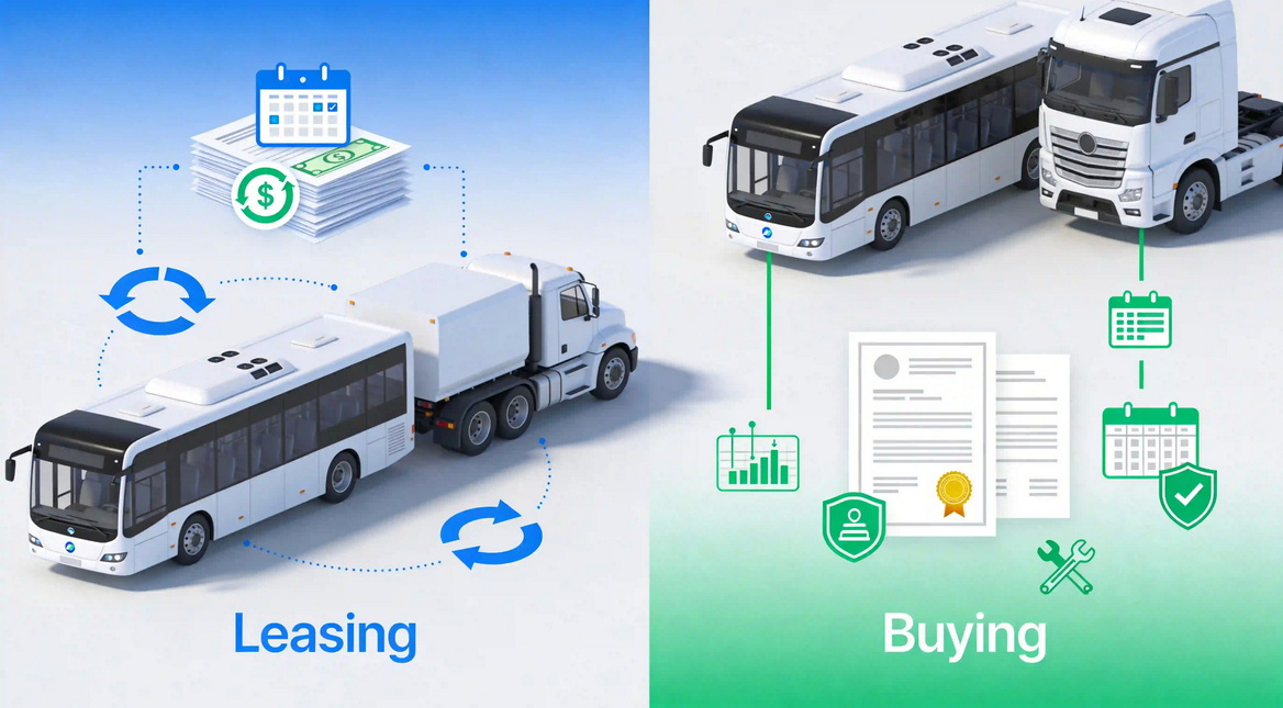 Leasing Versus Buying Fleet Vehicles