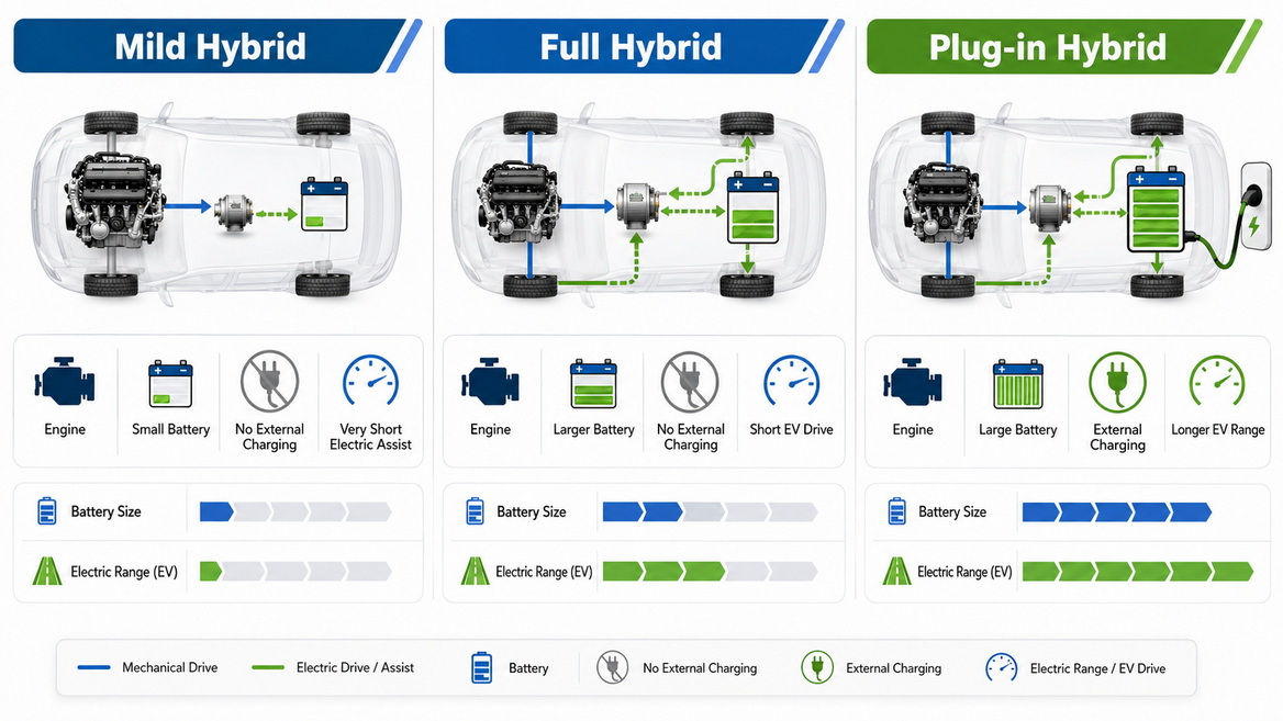 Hybrid Powertrain Comparison