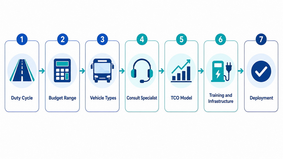 New Energy Fleet Planning Steps
