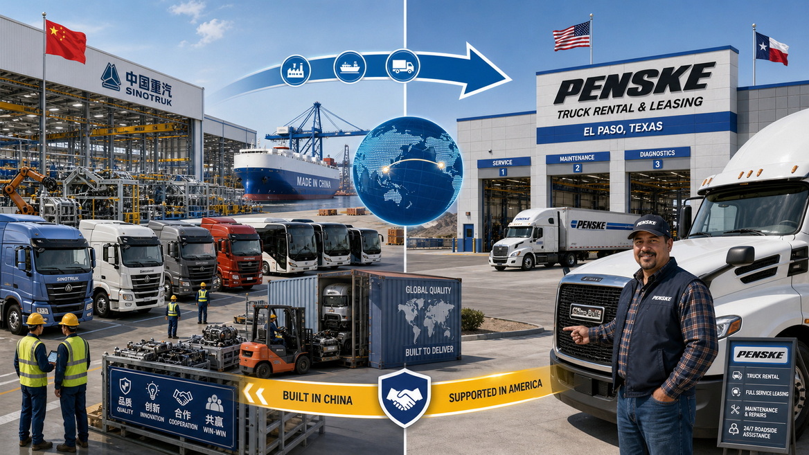 Chinese Heavy Truck Export To Usa Service