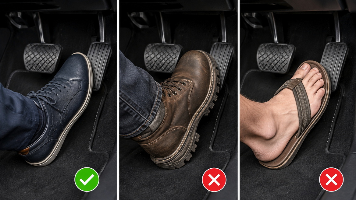 Driving Footwear Comparison