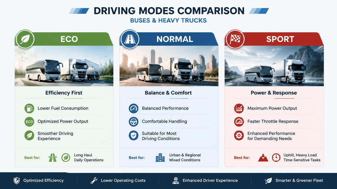 Commercial Fleet Mode Comparison