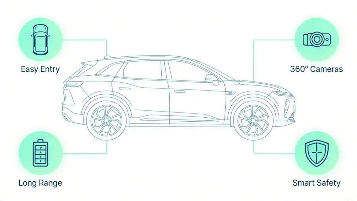 Electric Vehicle Features For Seniors