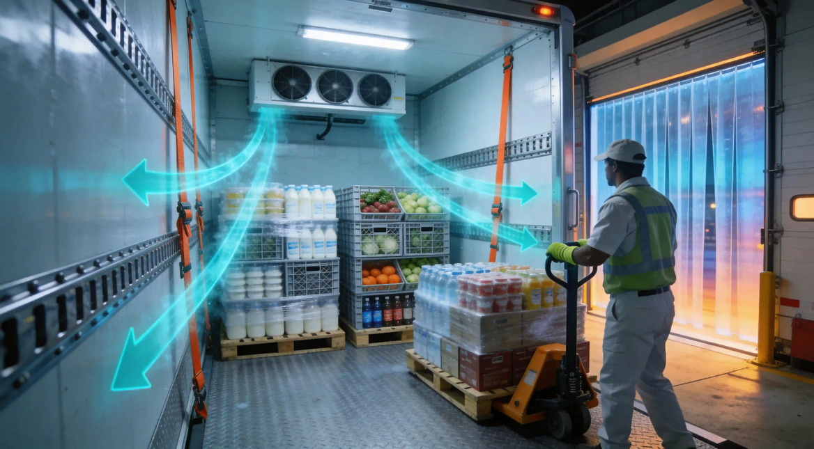 Refrigerated Truck Loading And Airflow